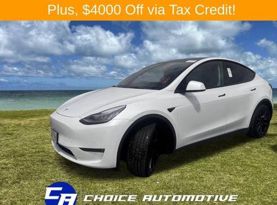 TESLA MODEL Y 2021 5YJYGDEE8MF232847 image
